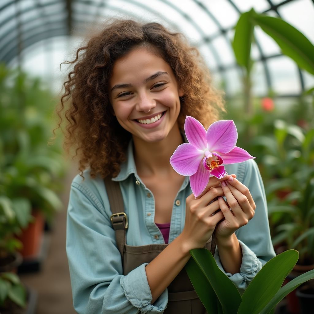 Retrato de Isabela Reyes, botánica experta